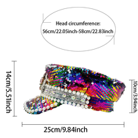 Casquettes de fête en peluche pour festivals de musique, raves, Burning Man, plage et extérieur, avec paillettes arc-en-ciel, perles, strass et pierres précieuses, vente en gros, MOQ 3