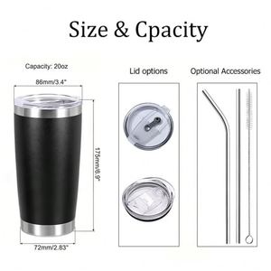 Portavasos para Auto, Compatible con Tazas de Café de 20 oz, Acero Inoxidable, Aislado al Vacío de Doble Pared, Mantiene Bebidas Frías, Vaso Térmico 24/7, ASM25 - Product Image 2