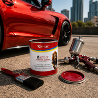 Peinture acrylique de finition rouge pêche B17 2K pour voitures particulières, application au pistolet, peinture automobile acrylique de haute qualité