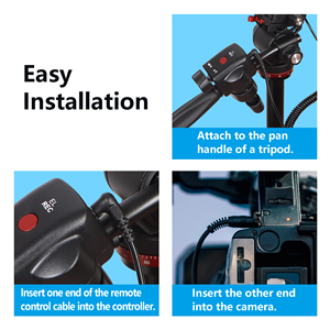 Cavo a Molla da 2,5mm per Controllo Remoto Zoom Videocamera, Accessorio per Fotocamere Sony/<span class=keywords><strong>Canon</strong></span>/Panasonic - Product Image 3