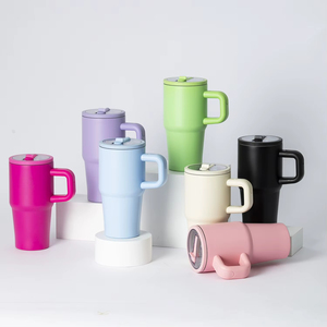 14oz Thickened 304 Stainless Steel Leakproof Vacuum Insulated Straw <b>Mug</b> Portable Car Beverage Tumbler 6-12 Hours <b>Thermal</b> Easy - Product Image 1