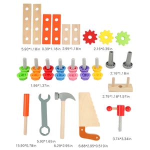 CE CPC EN71 2025 all'ingrosso palmare Versatile cestino degli attrezzi gioco educativo per bambini - Product Image 4