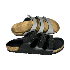 White Double Buckle Slides Slippers Open Toe Flat <b>Sandals</b> PVC Casual Beach Outdoor Unisex - Product Image 6