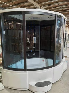 Mới Nhất Lớn Hơi Tắm Hơi Cabin Bao Vây Phòng Tắm Với Whirlpool Bồn Tắm Nước Nóng Spa Massage Bồn Tắm - Product Image 3