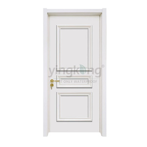 Factory Sale High Quality WPC <strong>PVC</strong> Film Bedroom Waterproof Upvc Door Interior Door Modern Mdf <strong>Pvc</strong> Door - Product Image 1