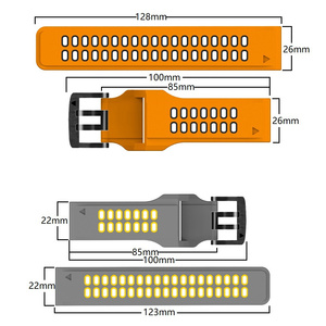Bracelet en silicone à libération rapide YHQ pour montre connectée <span class=keywords><strong>Garmin</strong></span> 7X 6 6x <span class=keywords><strong>5</strong></span> Plus - Product Image 3