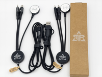 Câble USB-C magnétique MCDODO, tressé en nylon, blindé, connecteur en cuivre pur pour la charge et le transfert de données des téléphones mobiles