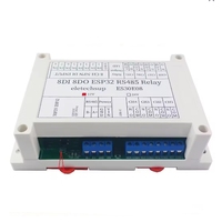 Eletechsup ES30E08 DC 7-24v ESP32 C3 Super Mini papan ekspansi 4AI-4DO RS485 modul Relay untuk WEB MQTT jaringan Ethernet IOT