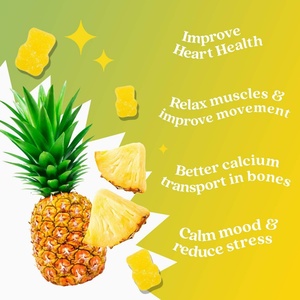 Gomitas de Vitamina D, Treonato, Glicinato, Citrato de Magnesio, Zinc y Cadmium, Suplemento para Adultos, Fabricación OEM/ODM - Product Image 3