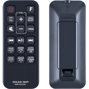 Control Remoto <span class=keywords><strong>de</strong></span> Repuesto AKB74815396 Compatible con Barra <span class=keywords><strong>de</strong></span> <span class=keywords><strong>Sonido</strong></span> <span class=keywords><strong>LG</strong></span> SJ4R SJ4YS SJ4Y SJ4Y-S SH4Y DJ4Y-S SPJ4-S SPJ4B-W - Product Image 1