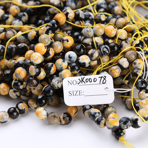 ลูกปัดพลอยอาเกตธรรมชาติทรงบริลเลียนท์คัท 2078 สำหรับทำเครื่องประดับ ขนาด 8 มม. และตัวเลือกความสูงของสินค้า 3 มม. - Product Image 3