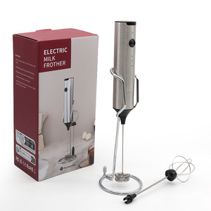 बामबस दूध फ्रॉथर कॉफी रिचार्जेबल इलेक्ट्रिक स्वचालित दूध फोम हाथ दूध मेंढक के साथ मेंढक - Product Image 1
