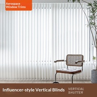 Stores verticaux occultants pour bureau, à rayures verticales, pour balcon, fenêtre pleine hauteur, cloison vitrée, pare-soleil, persienne
