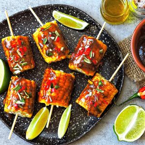 Bán buôn 5.5 ''mạnh mẽ gậy tre kẹo Apple Sticks 100% tre Ngô <span class=keywords><strong>COB</strong></span> xiên đánh bóng cho Caramel BBQ, Ngô con chó, Lollipop - Product Image 6