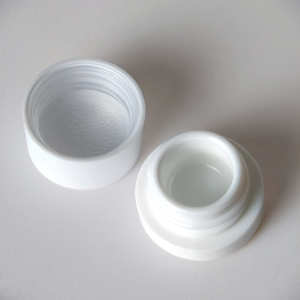 Pot en verre Cannacoast 3ml 5ml 9ml UV Violet Noir Opale Blanc Opale, pot en verre CR, à l'épreuve des enfants, rond, pour concentré - Product Image 3