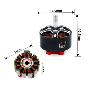 Moteur BLDC sans balais haute vitesse 3115 900KV pour avions d'entraînement, photographie aérienne légère et drones RC - Vente en gros - Product Image 2