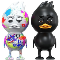 Figura de Arte de Dibujos Animados Personalizada, Juguetes de Vinilo en 3D, Fabricante OEM, Pintura de Alta Definición Ecológica y No Tóxica
