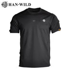 Han Wild เสื้อยืดกีฬาระบายอากาศได้ดีสำหรับผู้ชายเสื้อยืดแบบแห้งเร็ว