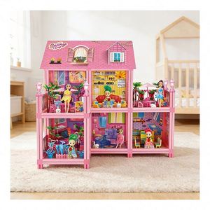 Mini Villa Casa de Muñecas, Mini Castillo Casa de Muñecas, Mini Mansión Casa de Muñecas, Casa de Juguete para Niños, Villa de Juego de Imitación - Product Image 4