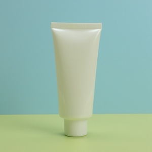 Wholesale Luxury Custom Empty Shampoo Lotion <b>Tube</b> 100ML 120ML 250ML White <b>Plastic</b> Soft Cosmetics for Facial Cleanser Lipstick - Product Image 5