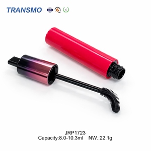Chic Shatterproof Custom Logo <b>Plastic</b> Mascara Vessel Recyclable Refill Blank Eyelash Tube With Slim Brush Applicator - Product Image 6