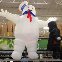Airblown Marshmallow Man Ghostbusters Stay Puft Marshmallow Man Gonflable Halloween Yard Décoration