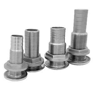 Stainless Steel 316 Marine Through Hull Outlet With Hose Connection 1-1/4 Inch BSP Thread Thru-hull Fittings <b>Yacht</b> Boat Hardware - Product Image 6
