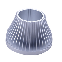Module de dissipateur thermique en aluminium anodisé avec ailettes de refroidissement et couleur personnalisée pour amplificateur LED haute puissance, transistor, dispositifs semi-conducteurs
