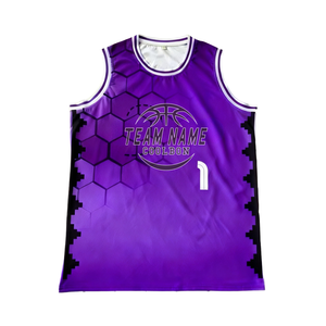 Maglia da basket personalizzata all'ingrosso nuova maglia di sublimazione di Design per bambini giovani taglie forti per bambini di età - Product Image 1