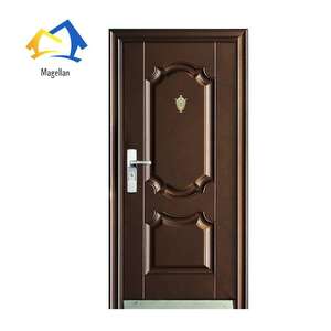 Offre Spéciale <span class=keywords><strong>prix</strong></span> de gros en Chine marché porte de sécurité la dernière porte de sécurité moderne en métal extérieur haut de gamme - Product Image 4