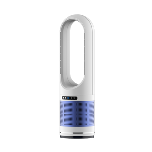 9 Speed 1-8 Timer Remote Control Standing No Blade Fan Bladeless Aircondition With Air Purifier <b>Humidifier</b> FAN - Product Image 1