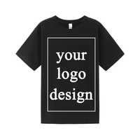 T-shirts pour hommes en coton 100% tricoté, logo embossé, taille plus, personnalisés par les fabricants