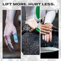 Cinta Deportiva de 5cm, Protector de Dedos y Pulgar de Algodón con Gancho, Ligadura Adhesiva Elástica Ligera EAB para Levantamiento de Pesas, Fitness, Muñeca y Mano