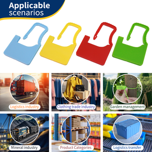 etiqueta de cable ABS de alta calidad y alta seguridad candado etiqueta de cremallera de Seguridad sellada - Product Image 4