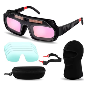Gafas de Soldadura Solares con Oscurecimiento Automático, Máscara de Soldador con Lentes de Repuesto, Material PP, 1 Juego - Product Image 1