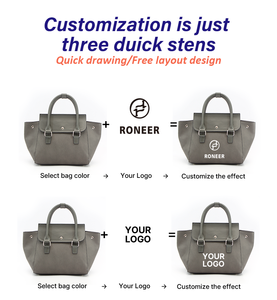 Borse alla Moda, Borsa a Tracolla da Donna, Borsa Sottobraccia con Tracolla per Signore, Borse Vintage in Pelle PU per Logo Personalizzato - Product Image 4