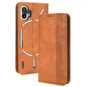 Accessoires mobiles Étui de télé<span class=keywords><strong>phone</strong></span> en cuir PU pour rien Télé<span class=keywords><strong>phone</strong></span> 2 1 Couverture de télé<span class=keywords><strong>phone</strong></span> pliable Étui portefeuille à rabat Coques - Product Image 1