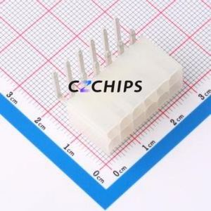 ZX-5557-4.2-2-6PWZ Wire-to-Board Pin Header Bent Lead Through Hole,P=4.2mm 2x6P 4.2mm Right Angle Insert Mini-Fit (MX 4.2) - Product Image 1