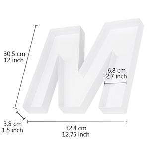 กล่องของขวัญรูปตัวอักษรขนาด 12 นิ้ว สำหรับใส่ดอกไม้ ขนมหวาน เค้ก ช็อกโกแลตสตรอว์เบอร์รี่เคลือบช็อกโกแลต ทำจากกระดาษแข็ง - Product Image 2