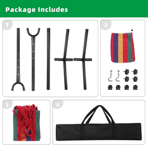 <span class=keywords><strong>Hamaca</strong></span> con soporte con bolsa de transporte portátil <span class=keywords><strong>Hamaca</strong></span> para adultos para interior, exterior, Patio, cubierta, patio, <span class=keywords><strong>Playa</strong></span> (rojo) - Product Image 6