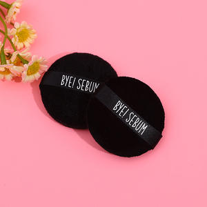 พัฟแต่งหน้าเนื้อนุ่มหนา ผ้าฝ้ายเนื้อนุ่ม สำหรับแป้งฝุ่น พัฟกลมเนื้อกำมะหยี่ - Product Image 5