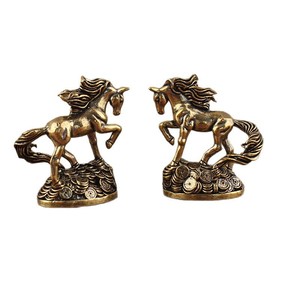 ม้าทองแดงประจำราศี ดึงดูดความมั่งคั่งและปกป้องบ้าน ของตกแต่งบ้าน เสริมโชคลาภและความสำเร็จทันที ของประดับตกแต่งตรุษจีน - Product Image 5