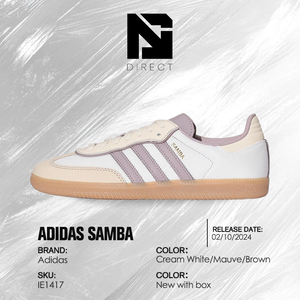 รองเท้าสเก็ตบอร์ดผู้หญิง adidas Wmns OG 'Cream White Preloved Fig' หนังแท้แบบผูกเชือก - Product Image 6