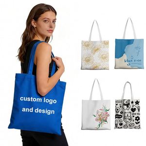 Bolsas de Compras de Lona Personalizadas Bordadas, Reutilizables, Grandes, 100% Algodón - Product Image 1