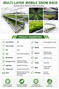 Étagère verticale modulaire pour plantes d'intérieur avec système hydroponique ZK-5236 Avantages du produit 1. Irrigation par flux et reflux Reci - Product Image 6