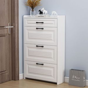 Armoire à <span class=keywords><strong>chaussures</strong></span> blanche multifonctionnelle à prix réduit Meubles de salon à la mode pour hôtel à la maison pour accrocher des vêtements - Product Image 4