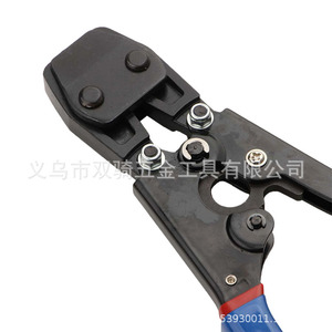 Ratchet Pex Pipe Clamping Pliers Blue Handle Metric Size Automotive Hose Clamp Tool - Product Image 3