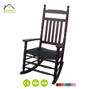 Fauteuil à bascule Adirondack moderne en <span class=keywords><strong>bois</strong></span> de sapin, très vendu, abordable, pour la détente à la maison et dans le salon - Product Image 1