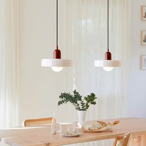 Nordic Modern Pendant Lamp Round E26 <b>LED</b> Touch Control Single Head For Home Bedroom Dining Room - Product Image 2