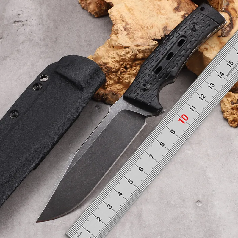 Wholesale 440 Stainless Steel Blade G10 Handle Survival Hunting Tactical Outdoor Straight Fix Blade Knife for Sale